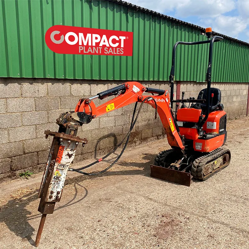 0.8T Excavator Kubota K008-5 2022 & 1T Breaker Package