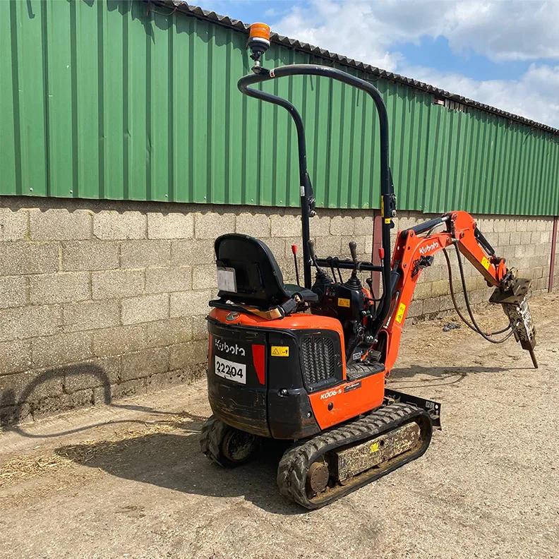 0.8T Excavator Kubota K008-5 2022 & 1T Breaker Package