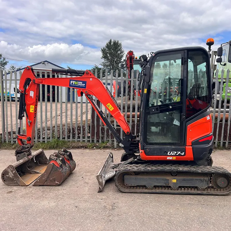 3T Excavator Kubota U27-4 2022