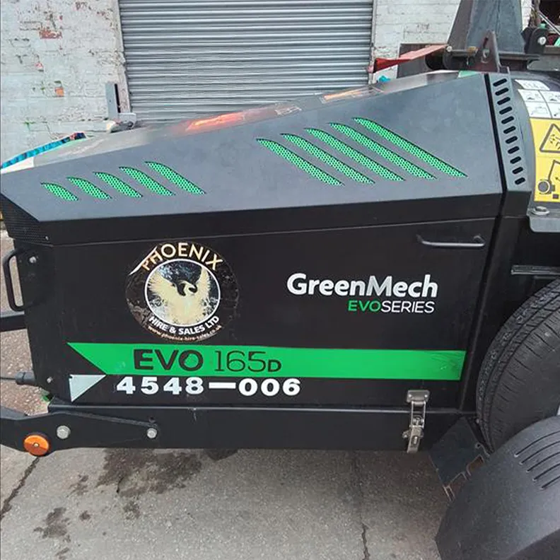 6" Wood Chipper GreenMech EVO165D 2021