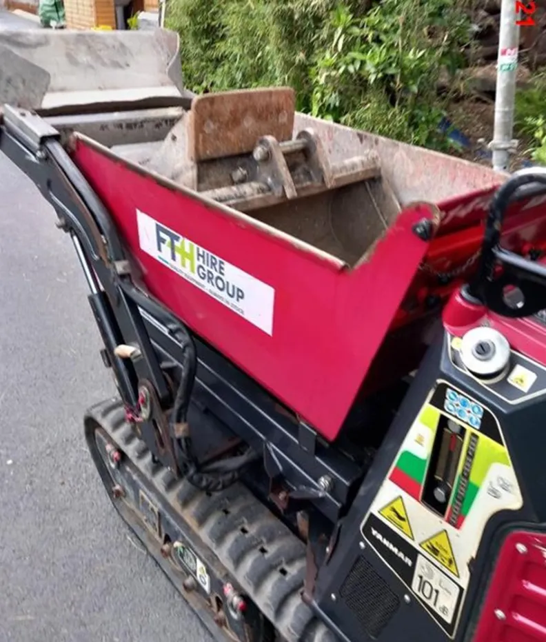 Yanmar C08 - 800kg Diesel Tracked Dumper High-Tip c/w loading Shovel- 2022