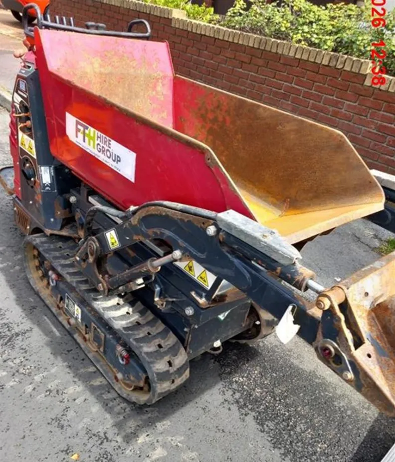 Yanmar C08 - 800kg Diesel Tracked Dumper High-Tip c/w loading Shovel- 2022