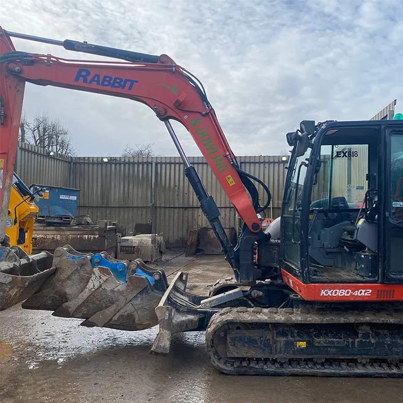 8T Excavator Kubota KX080-4A 2020