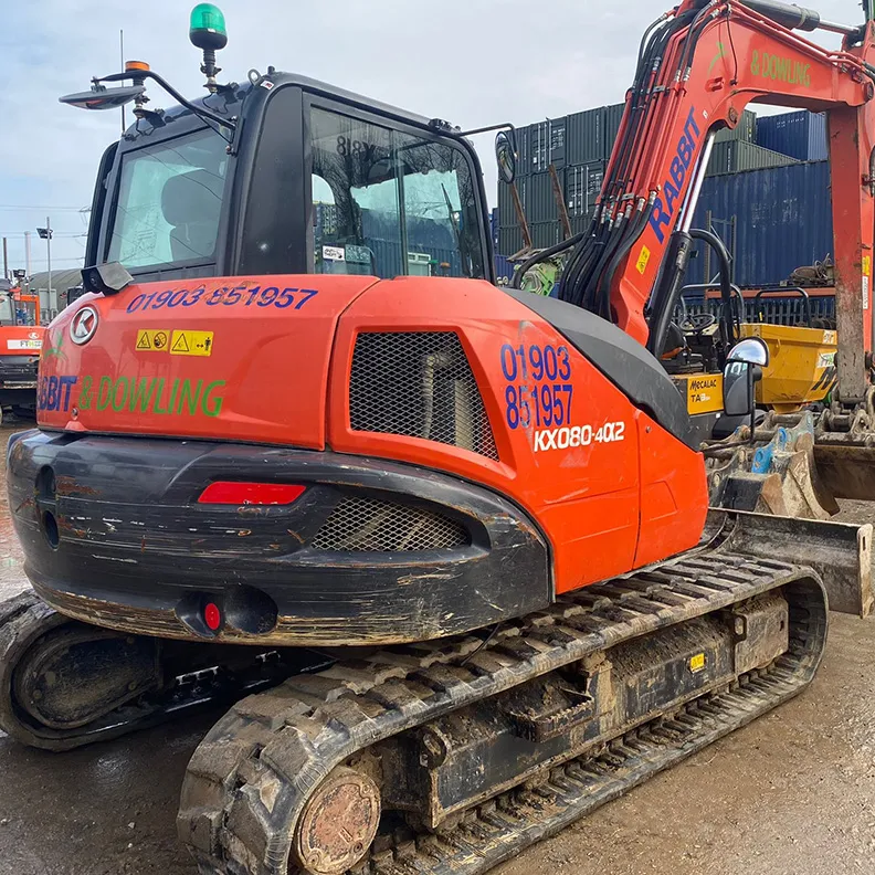 8T Excavator Kubota KX080-4A 2020