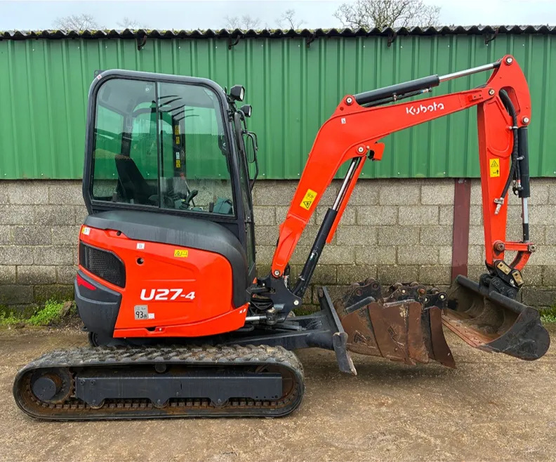 3T  Excavator Kubota U27-4 2024