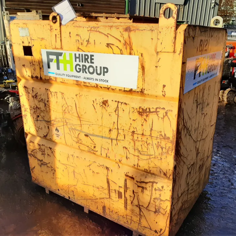 Bunded Static Fuel Bowser 1100 ltr c/w manual pump