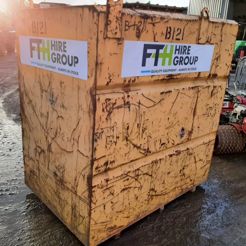 Bunded Static Fuel Bowser 1100 ltr c/w manual pump